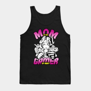 Mom By Day Gamer By Night Tank Top